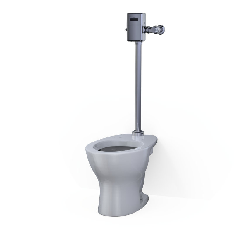 Polished Chrome Touchless High-Efficiency Flushometer Valve