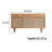 Multi-functional Rattan Cabinet With Drawers 55.12'' Sideboard