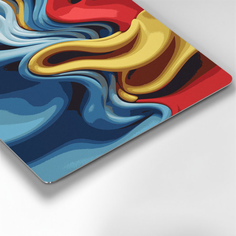 Biomorphic Abstraction 71, art mural gris en métal, H 11 po x l 14 po