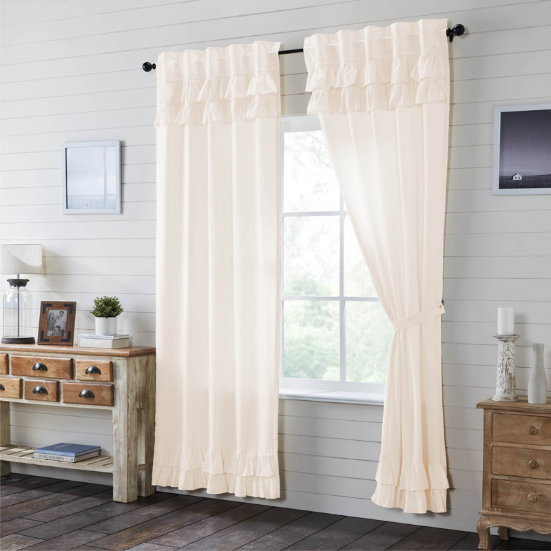 Paire de rideaux obscurcissant 100% coton Vicke