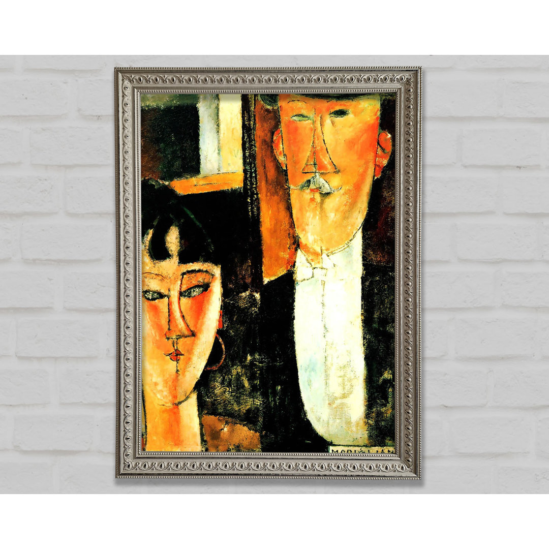 Modigliani Braut und Bräutigam - Einzelner Bilderrahmen Kunstdrucke