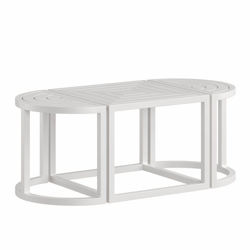 Tea Table (3 Piece), Alabaster