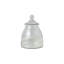 French Bistro Vintage Glass Bon Bon Jar with Lid - 7.8"L x 5.11"W x 11.2"H
