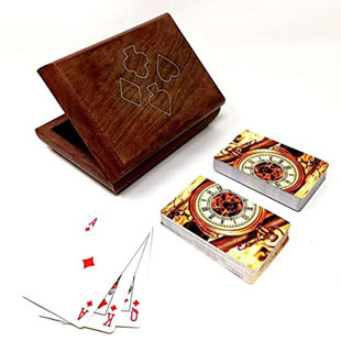 Playing Card Centerpiece 13" Paper Foil Casino Vegas Gambling Table  Decoration
