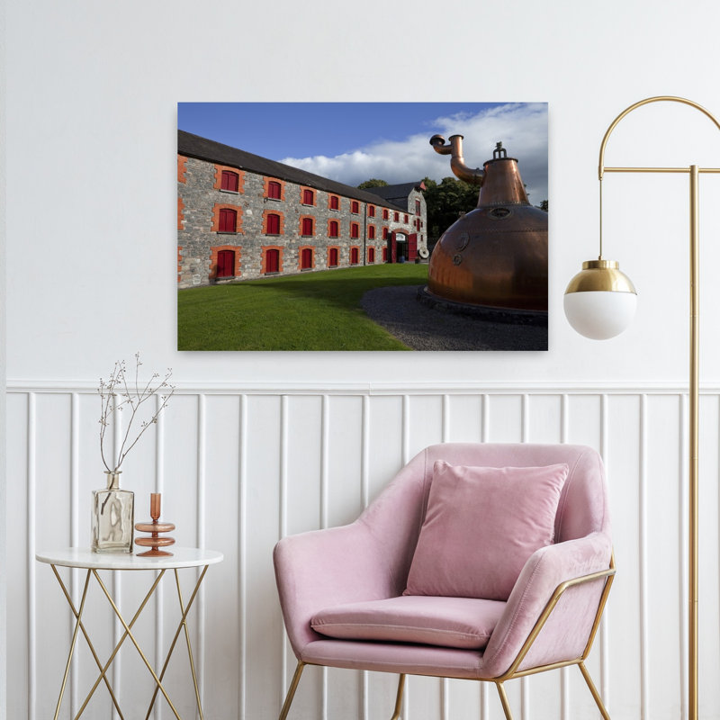 Copper Still At Midleton Whiskey Distillery Midleton County Cork Ireland by George Munday - Wrapped Canvas Print