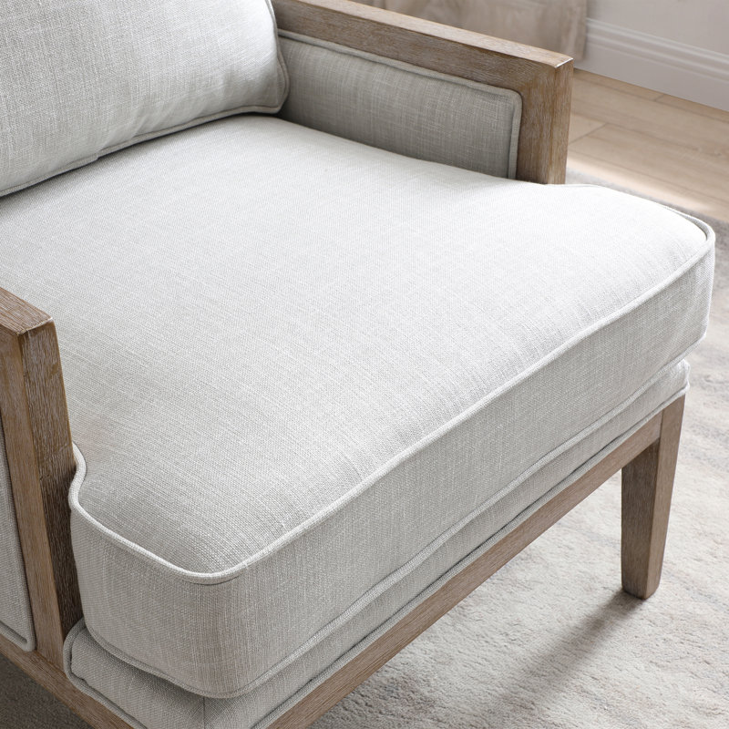 BENNY Upholstered Linen Armchair