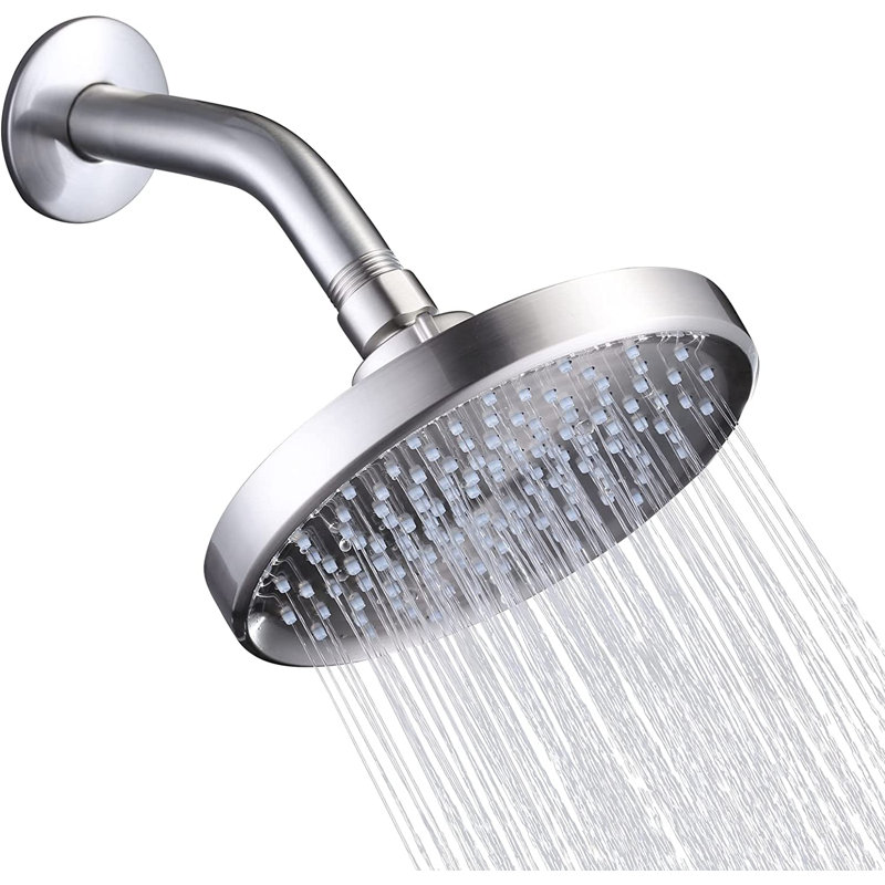 Flood Adjustable Shower Head 1.8 GPM GPM, Brushed Nickel