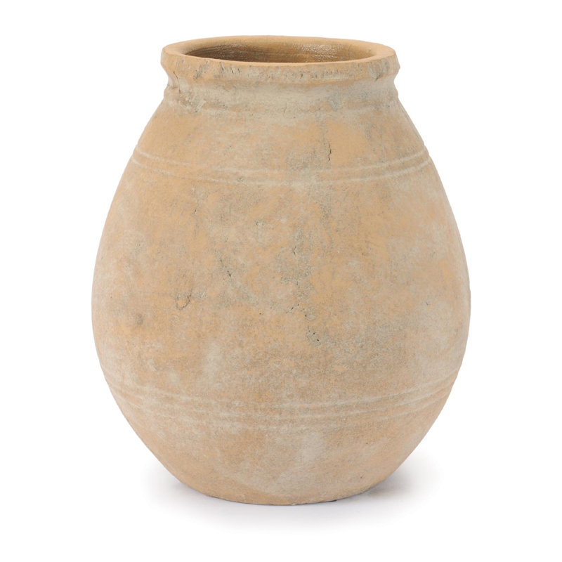Vase rustique en terre cuite H 9 "