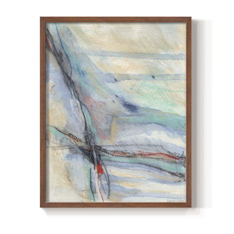 «Cracking Open I», reproduction encadrée - bois massif, H 30 po x l 24 po, Noyer