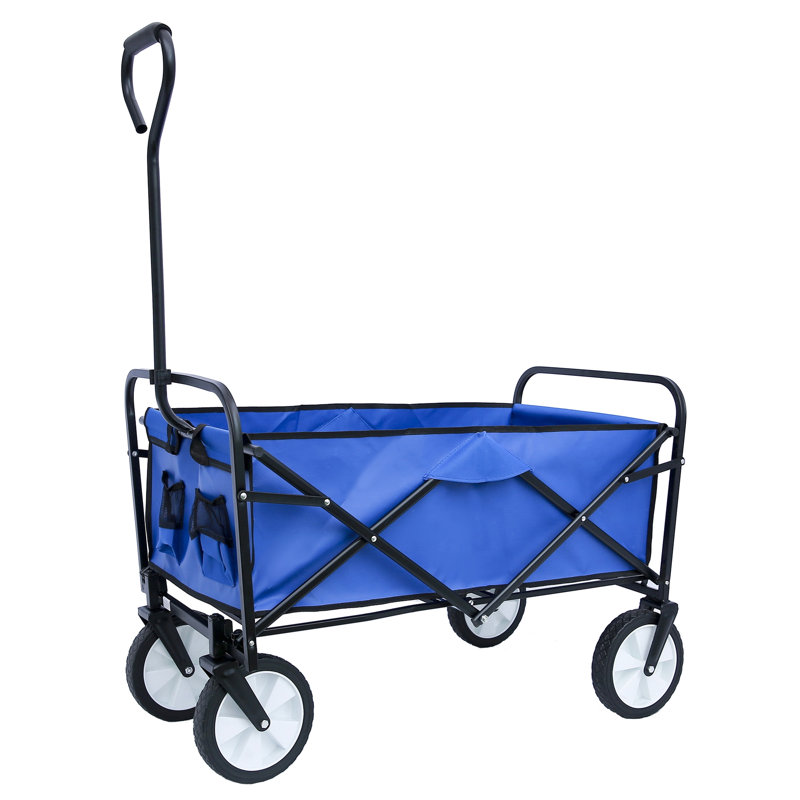 Chariot de plage pliant Wagon Garden (bleu)