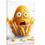 Funny Kitchen Canvas Wall Art Whimsical Food Art Pictures Fruit Vegetable Painting.-1634665749