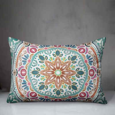 Outdoor Reversible Throw Pillow