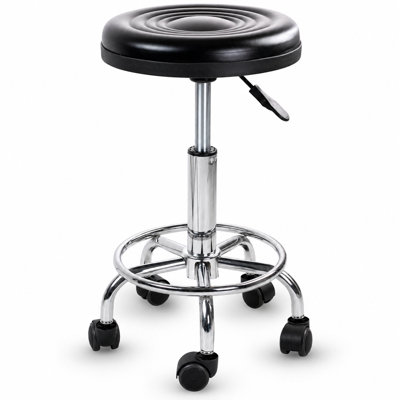 Adjustable Height Ergonomic Lab Stool