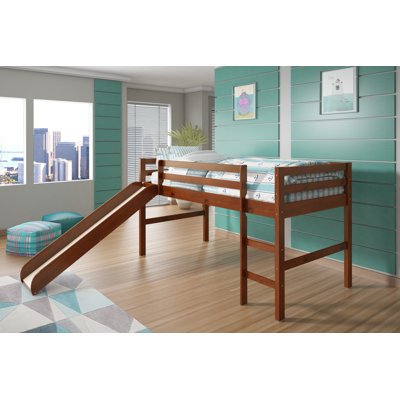 Innsbrook Twin Solid Wood Platform Loft Bed by Zoomie Kids
