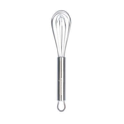 Restaurantware 7 in Stainless Steel Wire Whisk - 6 Pack - German Standard Kitchen Balloon Whisk with Ergonomic Handle, Dishwasher Safe - Durable French Whisk for Cooking, Mixing Thick Batter and Sauce