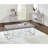 Chic Square End Table with Sturdy Metal Sled Base and Natural Oak Top