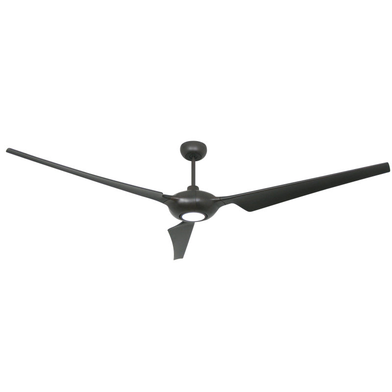 Couvercle de 76 po Kaydynn Ventilateur de plafond blanc pur intérieur / extérieur et lumière DEL avec télécommande
