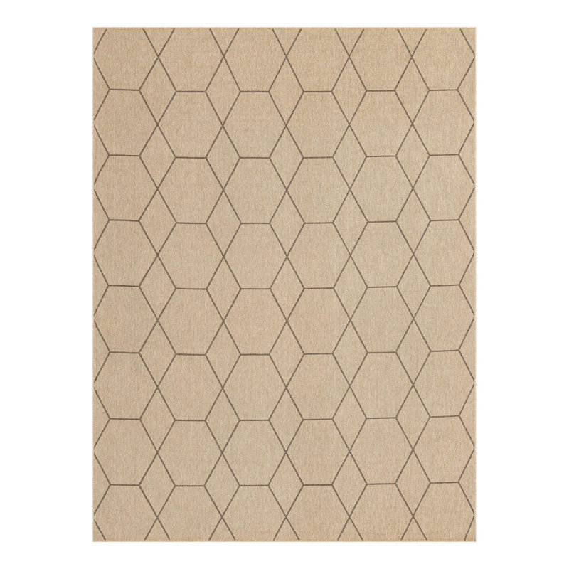 Geometric Indoor Rug, Rectangle 9' x 12'