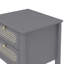 Arthen Rattan 2 Drawer Bedside Table-115334132