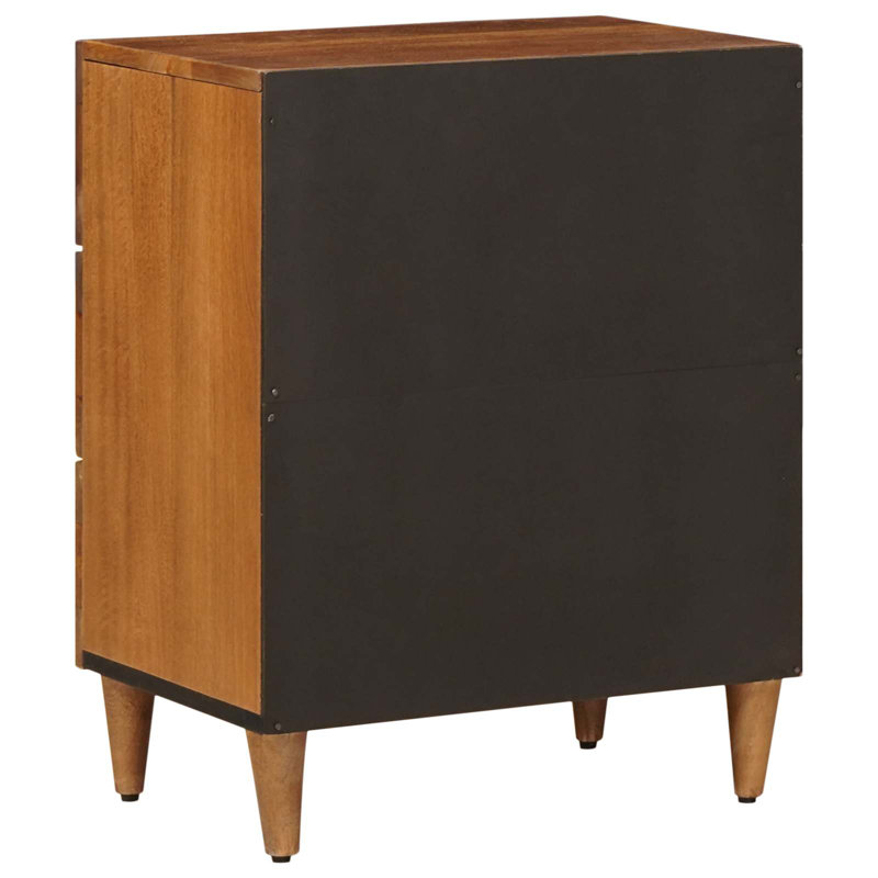 50cm W Solid Wood Bedside Table