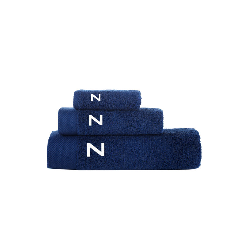 Dierks 3 pcs Towel Set, Navy, Z