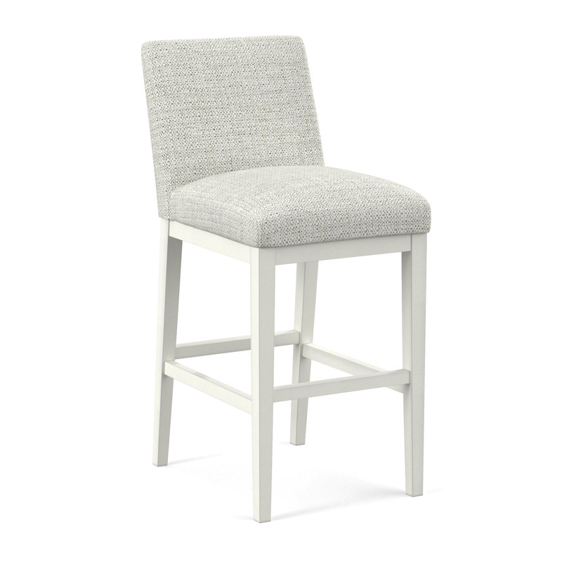 Upholstered Stool, 61703-88, White