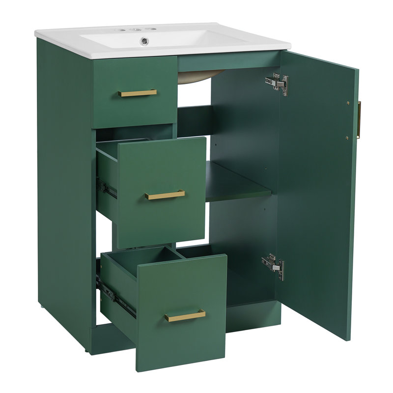 Meuble-lavabo moderne 24 "avec lavabo