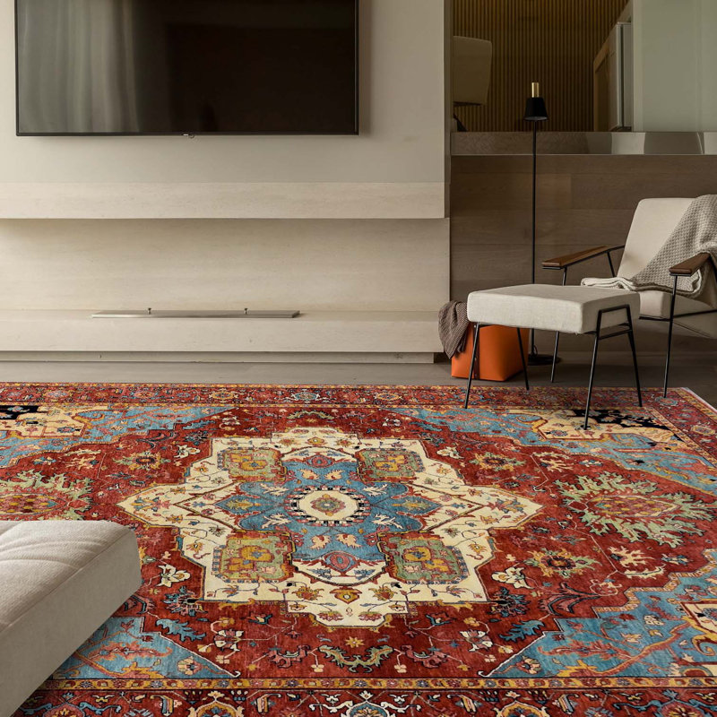 Elegant Wool Oriental Area Rug, Runner 2'6" x 12