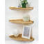 Ensemble de tablettes d'angle flottantes Farmhouse