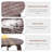 HDPE Round Coffee Table With Slatted Top-1941827048