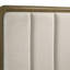 Grand lit tapissier Tully Nutmeg