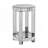 Mirror Round Coffee Table With storage space