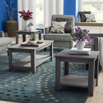 Ensemble de table basse moderne de trois articles - tables pour le salon de style campagnard