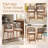 Modern Rope Bar Stools Set of 2-576374829