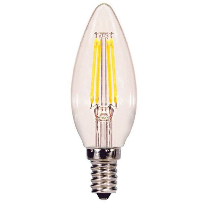 40 Watt, B10 LED, Dimmable Light Bulb, Daylight E26/Medium (Standard) Base
