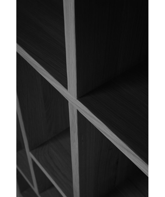 M Solid Wood Etagere Bookcase