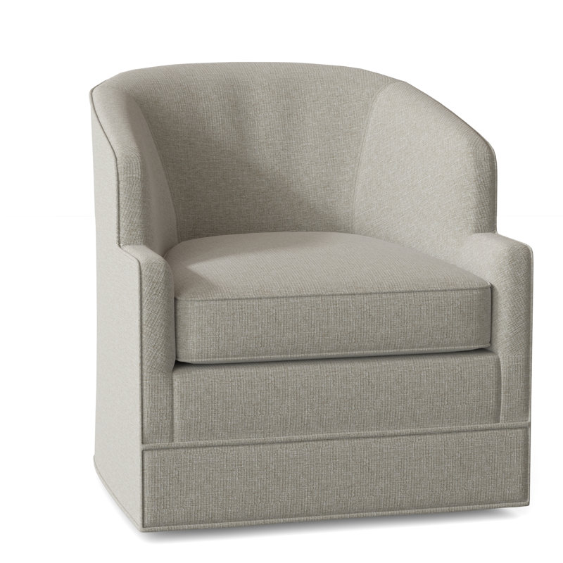 Manning Upholstered Barrel Chair, Hazelnut (9508 17)