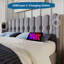 Velvet Grille-Panel Bed With Charging Station-459004536-459004537