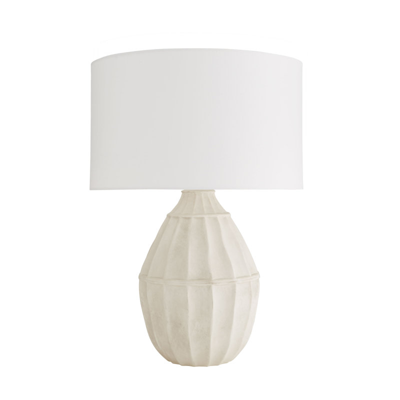 Tangier Table Lamp, Egg Shell