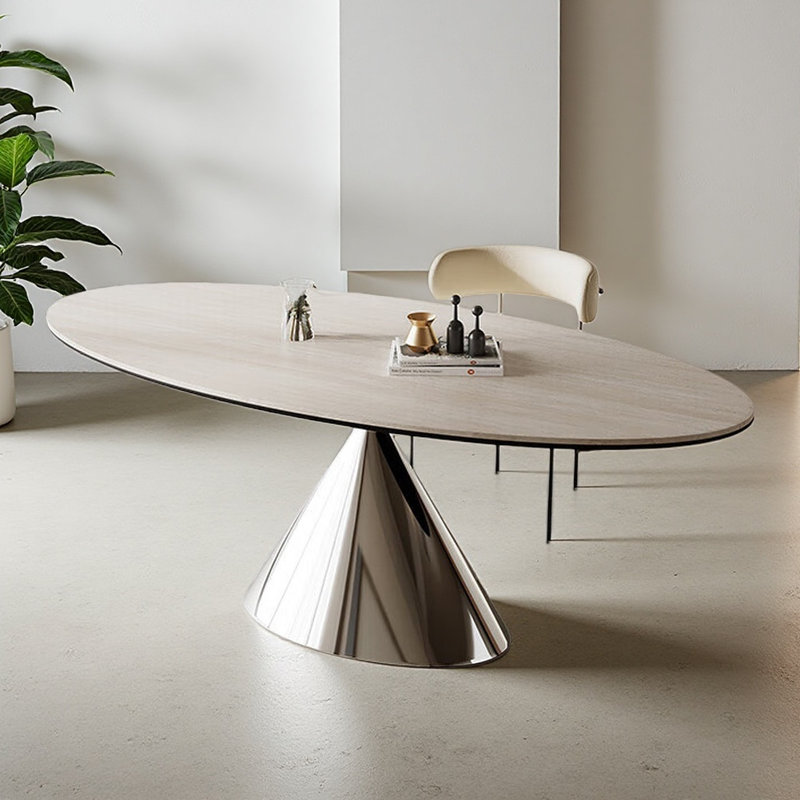 Table de salle à manger de luxe française simple et légère