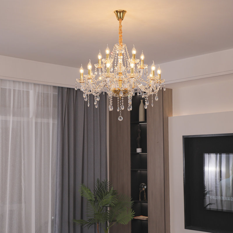 Anglo 15 - Light Crystal Chandelier