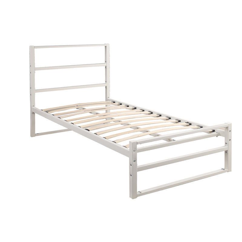Clermont Bed, White, Single (3'), No Mattress