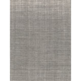 Hand Knotted Striped Area Rug in Brown/Black