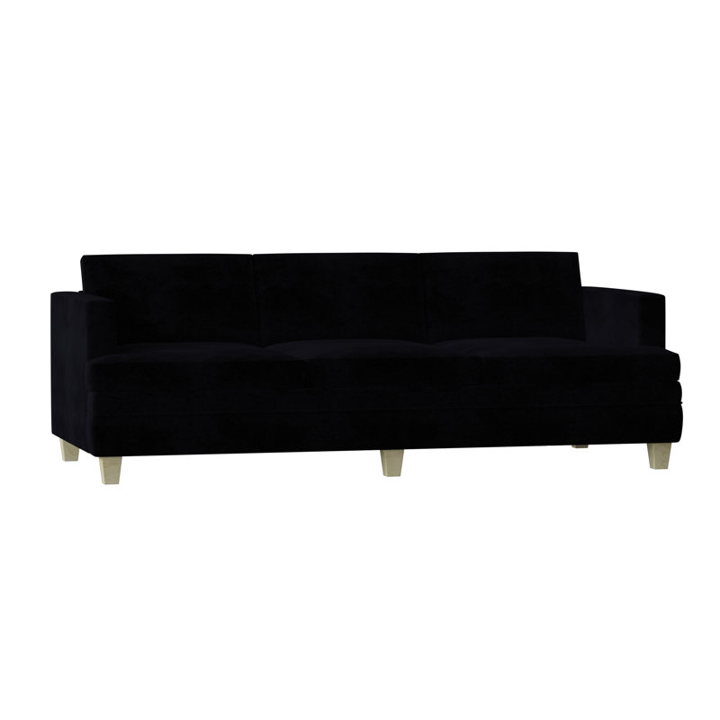 Todd Upholstered 90'' Sofa, Gabrielle Sky, Natural