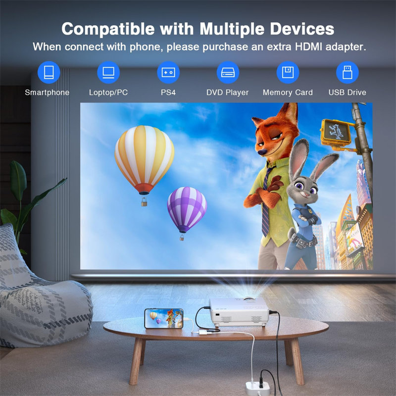 Brayden Studio Portable Projector