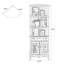Vitrines en bois massif marron et verre-120926277
