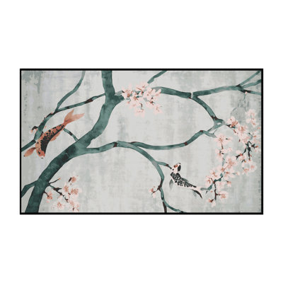 Machine Washable Gray Area Rug