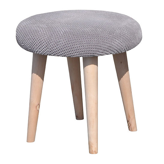 Manufactured Wood Accent Stool, Grey