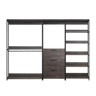 Monica Wood Walk-In Closet System