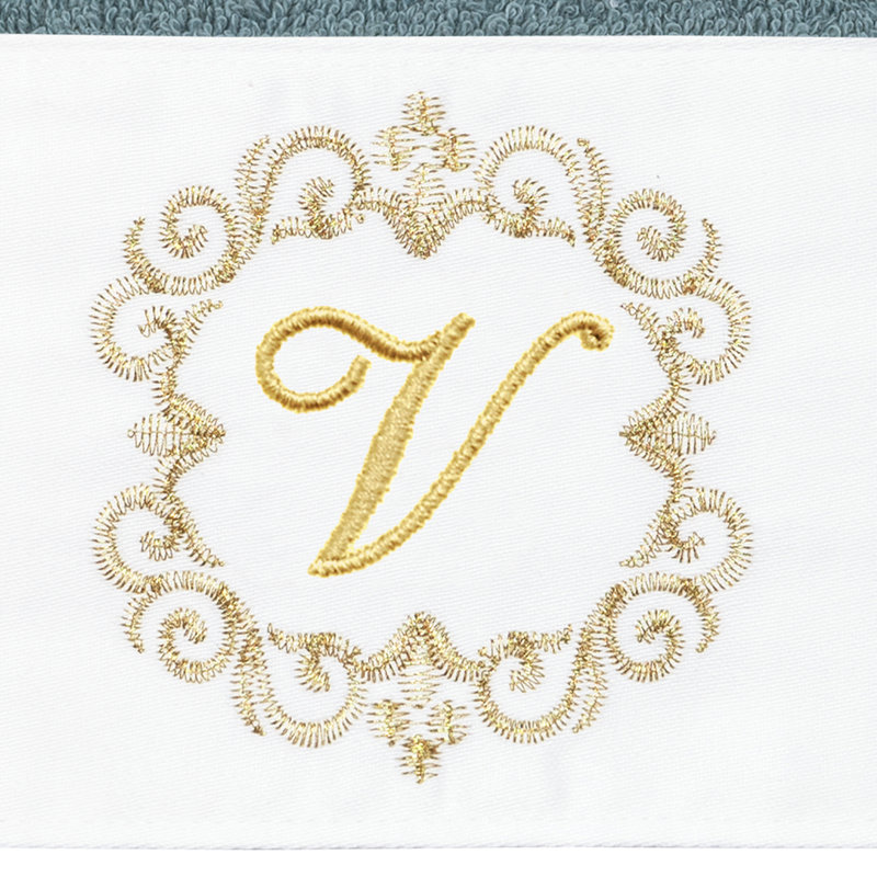 Winston Porter 100% Turkish Cotton MONICA 2PC Embellished Hand Towel Set, V